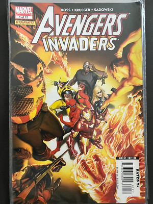 AVENGERS INVADERS 1-12 Marvel Comics Dynamite 2008 Complete run