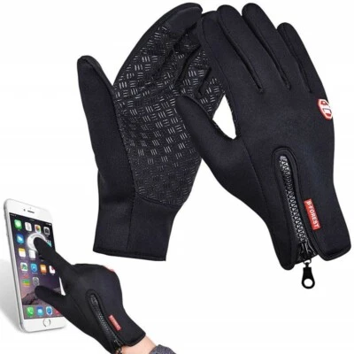 Premiume warme winddichte wasserdichte Touchscreen Handschuhe Unisex - Bild 1 von 4