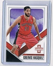 GREIVIS VASQUEZ #22 Raptors 2013/14 Panini Innovation Purple View only 60 Made
