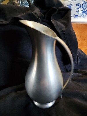 VINTAGE ROYAL HOLLAND - KMD DAALDEROP - 6.25'' PEWTER PITCHER - MID-CENTURY