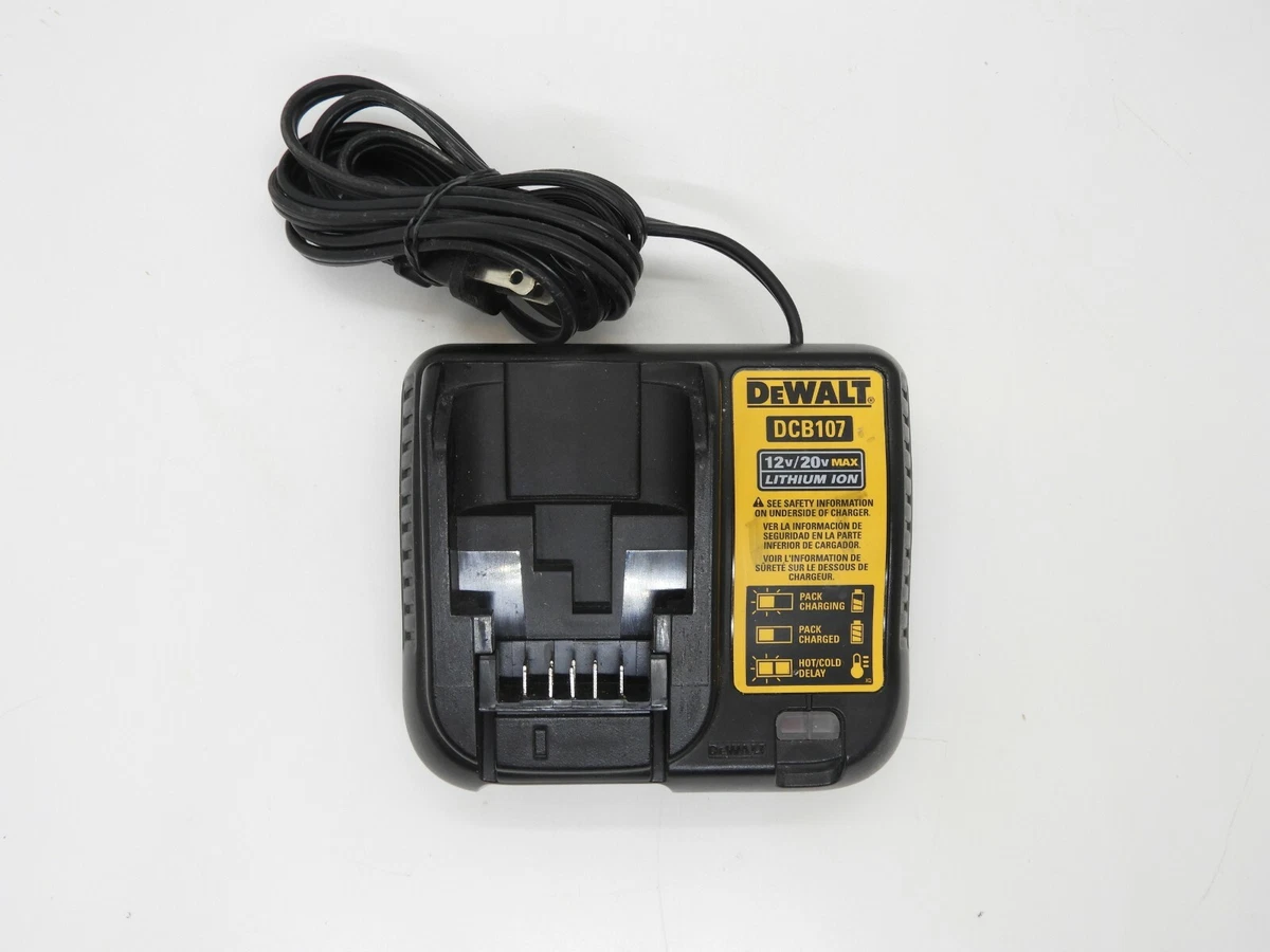 Cargador de baterías 12 V MAX / 20 V MAX DCB107 DeWalt