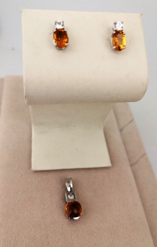 parure collier et boucles d'oreilles