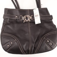 Nine West Connectivity Black Purse Womens Handbag 14x12 New