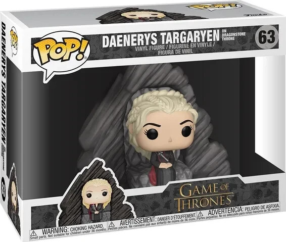 Pop! Deluxe: Game of Thrones Daenerys on Dragonstone Throne #63