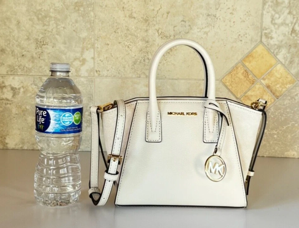 Michael Kors Avril XS MINI Satchel Shoulder Crossbody Bag Light Cream - Image 2 of 4