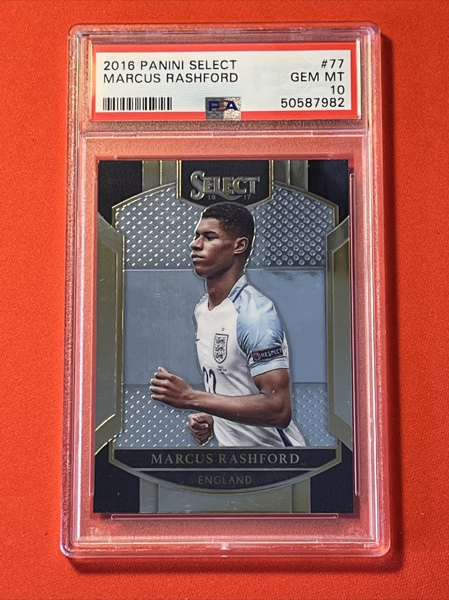 2016 Panini Select Marcus Rashford RC PSA 10 GEM MINT