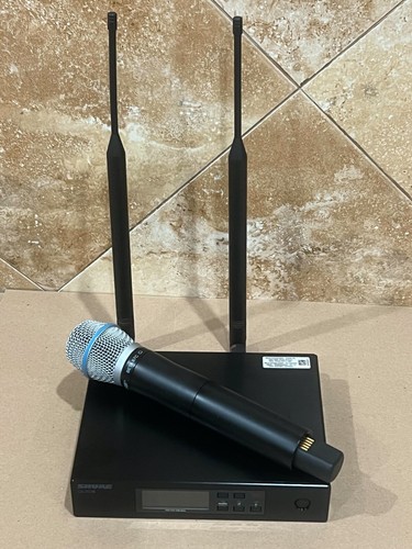 Shure QLXD24/B87C Cyfrowy bezprzewodowy ręczny system mikrofonowy - pasmo H50 534-598 - Zdjęcie 6 z 17
