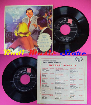 LP 45 7'' FRANKIE LAINE Music maestro please September in the rain no cd mc dvd