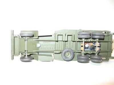 Dinky Toys – Camion Militaire BROCKWAY N2 – Châssis Avec Plot – Brun – Métal – Occasion