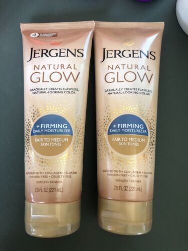 Jergens Natural Glow Self Tanner Body Lotion, Sunless Tanning, Fair to Medium