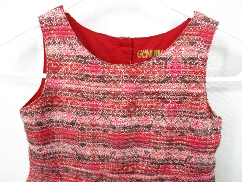 Osh Kosh Girls Dress 5T Fit Flare Lined Pleated Button Back Holiday Easter - Picture 6 of 12