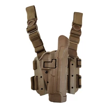 Used Scratched BLACKHAWK w/ QD Level 2 Tactical Right Leg Holster  *mocinc.1982*