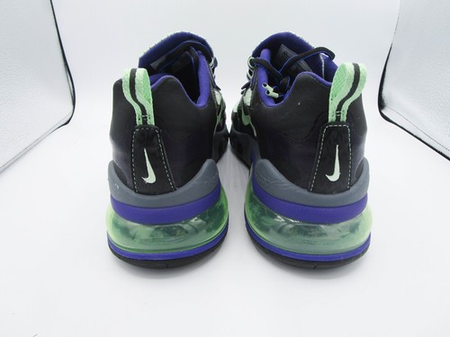 Nike Air Max 270 React Shoes Mens 9.5 Future Swoosh Black Purple CT1617-001 - Picture 4 of 10