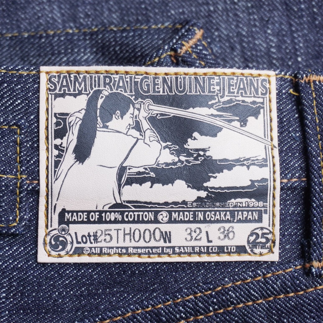 SAMURAI JEANS S526XX 17oz L-25TH Kojiro Left Twill Selvedge Denim