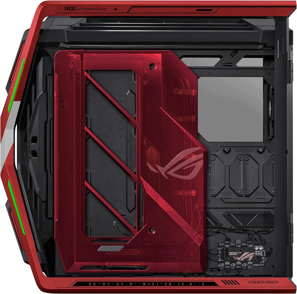 ASUS Evangelion GR701 EVA-02 EATX Full Tower Case Color Red