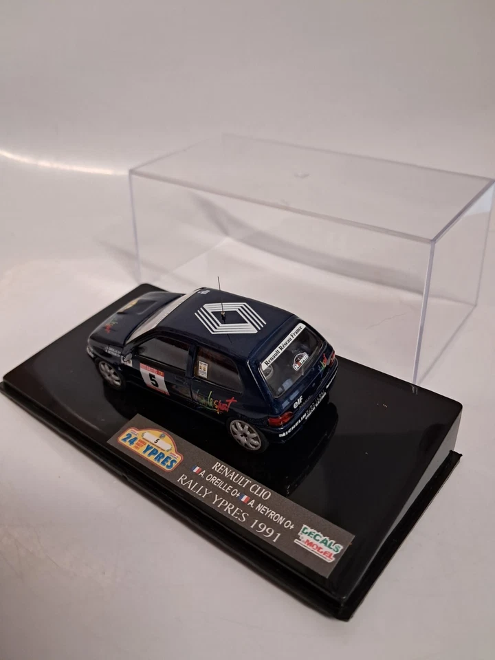 1:43 DFM RENAULT CLIO GR. A  - OREILLE - RALLY YPRES 1991 - Immagine 2 di 4