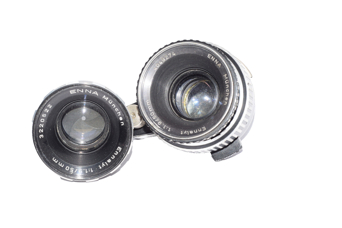 2X ENNA MUNCHEN ENNALYT 1.9/50MM for SOCKEL SYSTEM MOUNT EXAKTA AS