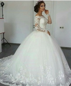 white princess wedding dress