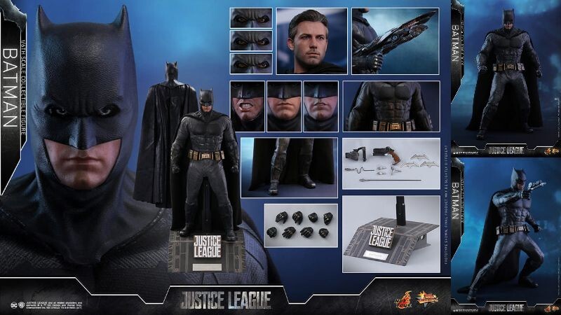 DC - ホットトイズ　バットマン　batman mms 455 1:6 フィギュア Hot Toys MMS455 Justice League Batman Ben Affleck 1/6 Figure