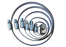 Adjustable Hose clips Jubilee style Clamps 8–110mm |Stainless Steel | worm drive