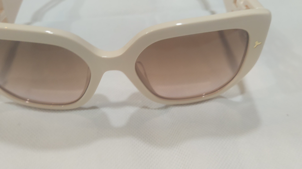 Bally BY0105-H 25F IVORY 56/19/ WOMAN Sunglasses | eBay