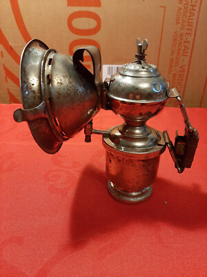 Lampe à acétylène / lanterne de vélo ou d'uniforme militaire - Lampes