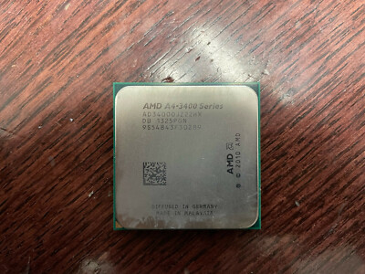 AMD A4 Series A4-3400 Dual Core 2.70GHz  FM1 CPU Processor AD34200JZ22HX TESTED