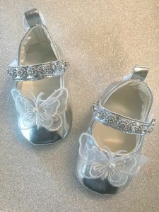 silver pram shoes