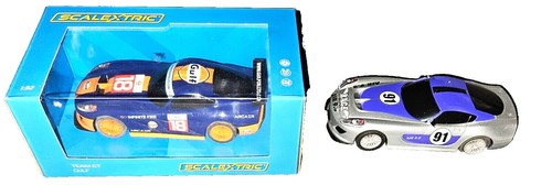 Triang SCALEXTRIC TYPHOON (yellow/green helmet) | eBay