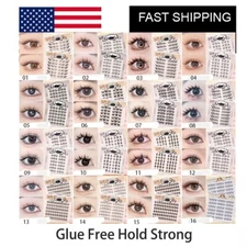 Glue-Free Self-Adhesive False Eyelashes DIY Jelly Gel Set Lash Extension