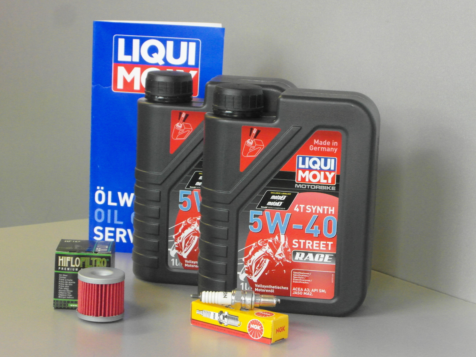 Maintenance LML Star 200 4T Oil Filter Spark Plug Service Oil Change