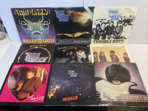 Thin Lizzy, Philip Lynott - 9 x 7" Singles Glam Rock - Picture 1 of 1