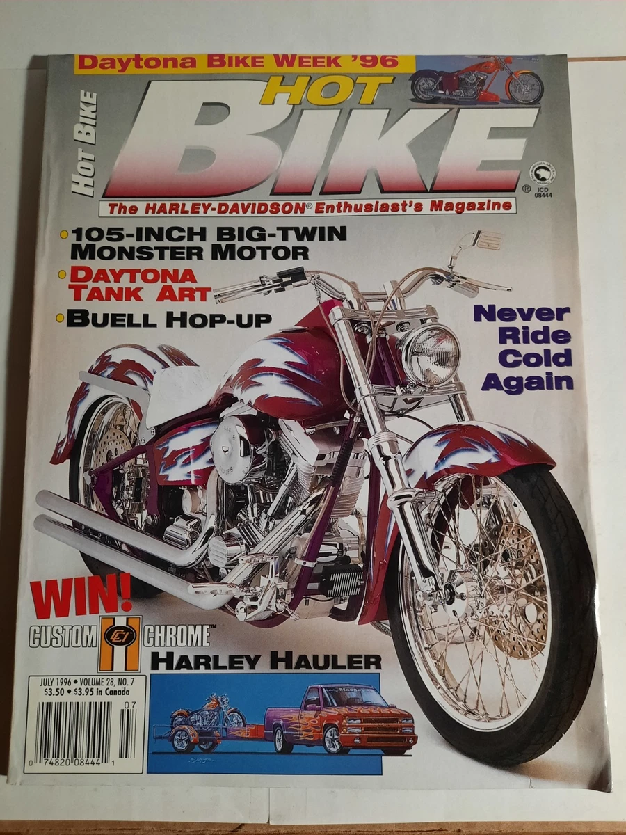 Hot Bike The Harley Davidson Enthusiasts Magazine July 1996
