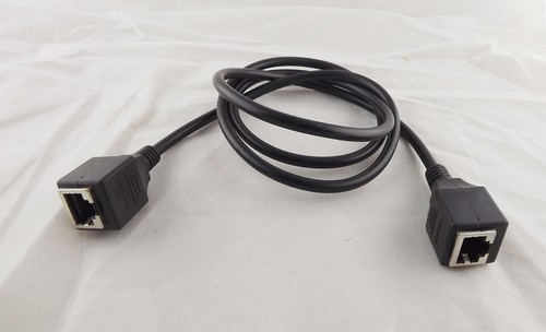 10pcs RJ45 Ethernet LAN Network Connector Female Jack To Female Adapter Cable 1m - 第 2/5 張圖片