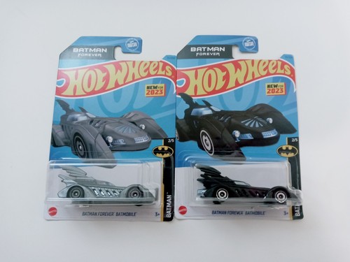 Hot Wheels Batman Forever Batmobile Black and Gray Cars 2023.