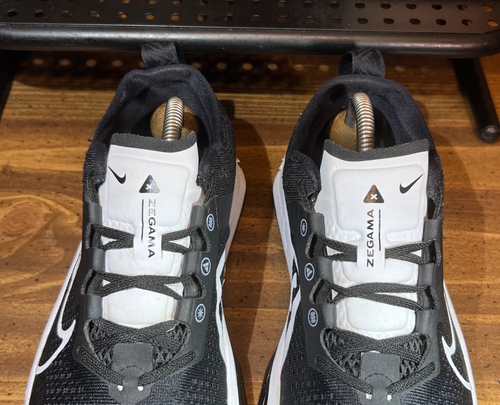 Wo: Sz 8 ~ Nike™ Wmns ZoomX Zegama Trail 'Black White' DH0625-001 ~ READ - Picture 11 of 19