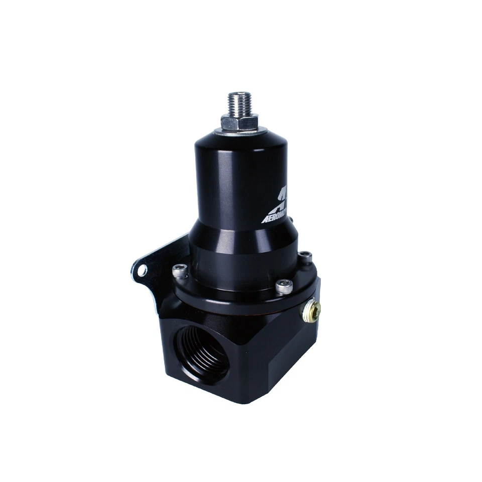Regulador de presión de combustible EFI flujo extremo negro universal Aeromotive 13137 Foto 4 de 4