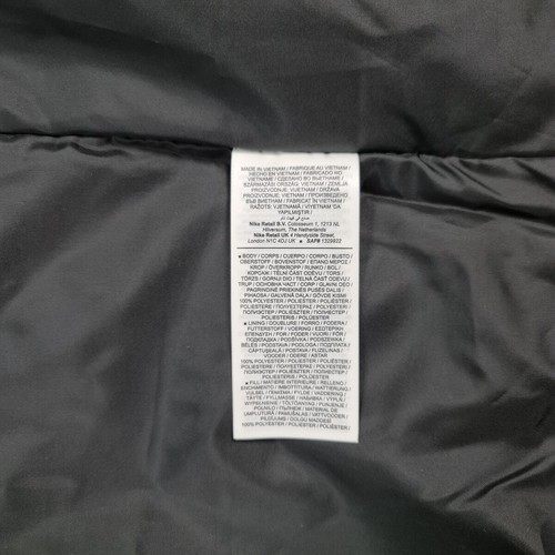 Nike Parka Long Jacket Classic Puffer Hooded Insulated Black New Coat Women Size - Picture 3 of 10