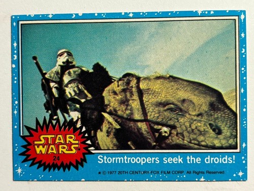 1977 Topps Star Wars Movie Cards Blue 1st Series High Grade PSA Vader Luke Leia - Picture 77 of 235