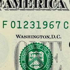 January 23rd 1967 Dollar Jan 23 1967 Birthday Gift Dollar Number Uncirculated $1 January 23rd 1967 Dollar Jan 23 1967 Birthday Gift Dollar Number Uncirculated $1