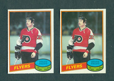 1980-81 O-Pee-Chee #39 Brian Propp Rookie 2 card lot NM-MT Philadelphia Flyers