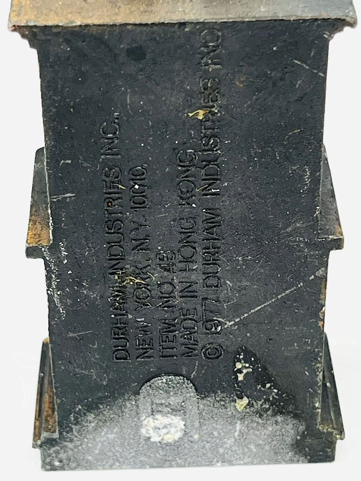 Vintage 1977 Durham Industries Dollhouse Hutch & High Hair Metal Furniture - Image 4 of 4