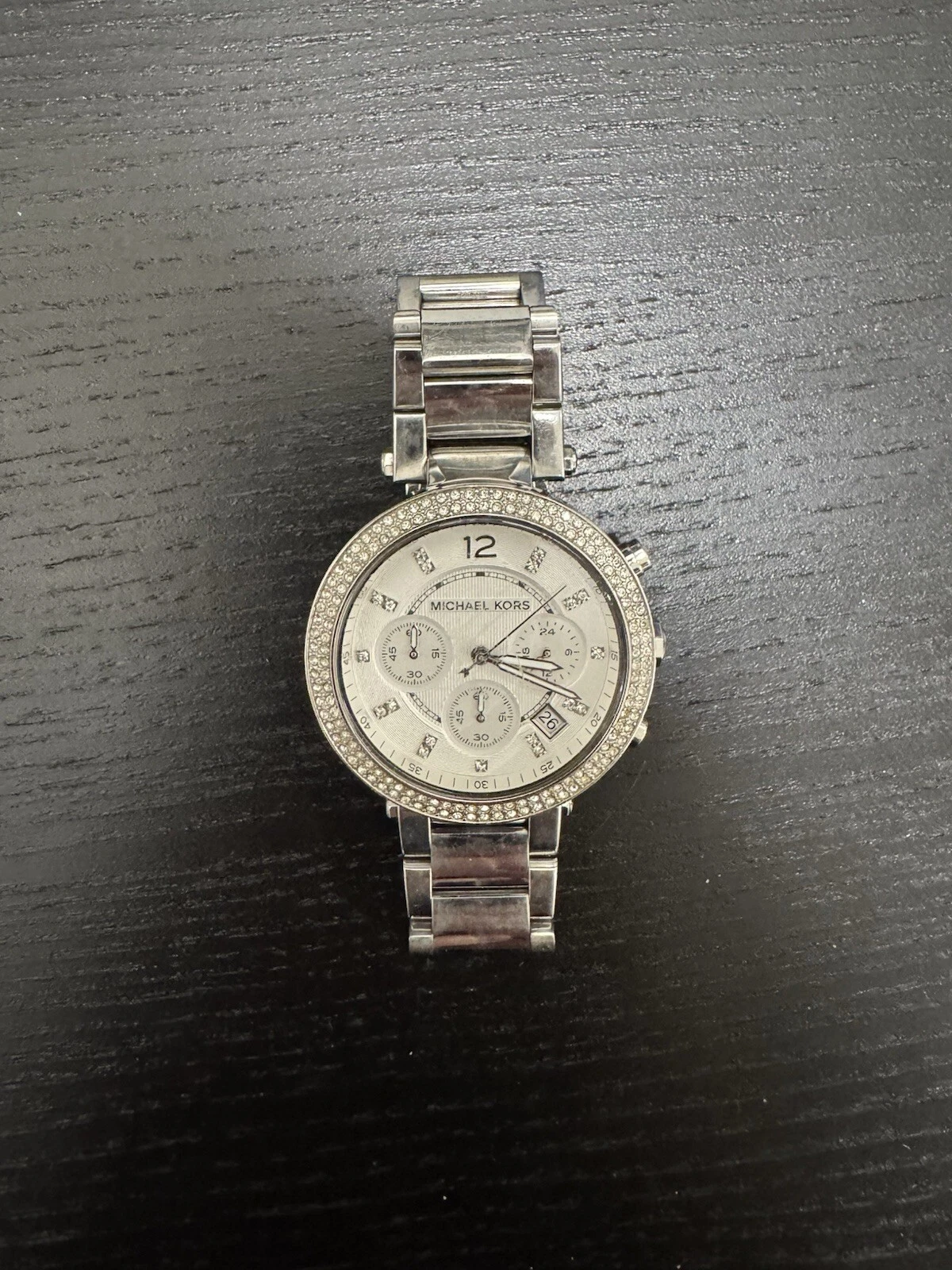 Orologio Michael Kors Parker Donna MK 5353 Acciaio Argento NECESSITA DI BATTERIA NUOVA