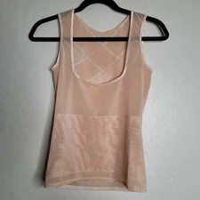 Kymar New Body Shaper Beige Open Bust Cami Firm Tummy Control Size L Large