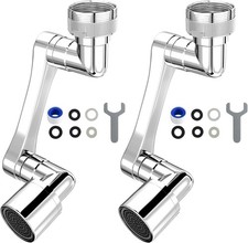 1080 Swivel Faucet Extender, Heavy Duty Rotating Sink Extension, Universal