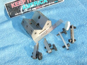 V BLOCK #2 LRG 3 X 4 X 2.5 US TOOLMAKER MADE 4 YOUR BRIDGPORT MACHINIST GRIND QA