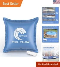 Heavy-Duty 4' x 4' Floating Pool Pillow for Winter Cover Stability & Protection