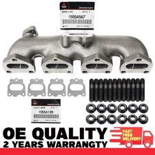 Genuine Exhaust Manifold, Gasket & Stud Kit For Mitsubishi Pajero 4M41 3.2L