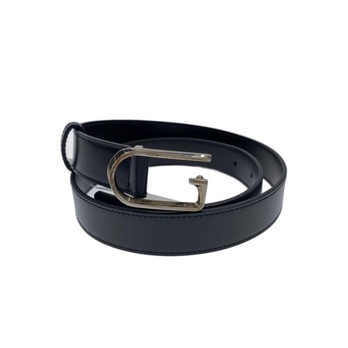 Used GUCCI◆◆Belt [Purchase]/Leather/BLK/Plain/Ladies/037・1669・1421・75・30//