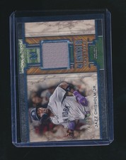 JAZZ CHISHOLM JR. 2025 TOPPS MUSEUM COLLECTION MEANINGFUL MATERIALS JERSEY 74/99